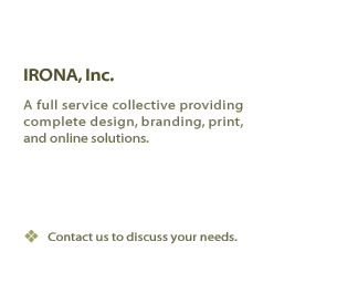 IRONA, Inc.